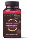 Digestive Enzymes, Betaine HCl, Pepsin, Gentian Bitters, 60 Capsules, 80 grams