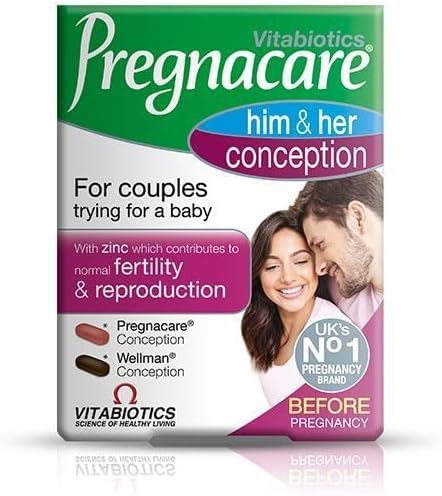 Pregnacaree Him & Her Conception Tab 60 Tablets Dual Pack