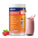 Gritzo SuperMilk Growth+ (10-12y Girl), Strawberry Swirl, 400g