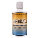Vloeibare chelated minerals - Biologische Humic Fulvic Mineral Blend - 72+ Plant-based minerals, 20 Essential Amino acids - 100% Natural - 1 Month Supply, 32 fl. oz