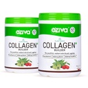 OZiva Vegan Collagen Powder, Skin, Hair & Nails, Biotin, Berry Orange, 200g