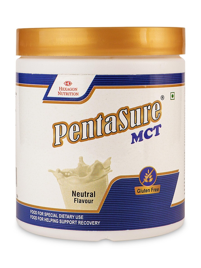 PentaSure MCT - Medium Chain Triglyceride Powder | Neutral Flavour-100g | Gluten Free | Easy Calorie without Carbs | Instant Source of Energy | 15.3 Kcal per Scoop | 100% Vegetarian