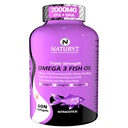 Naturyz Triple Strength Omega 3 Fish Oil with Highest Strength 2450 mg, 60 Capsules, Omega 3-6-9 Per Serving (EPA 1200mg DHA 800mg) Capsules For Men & Women