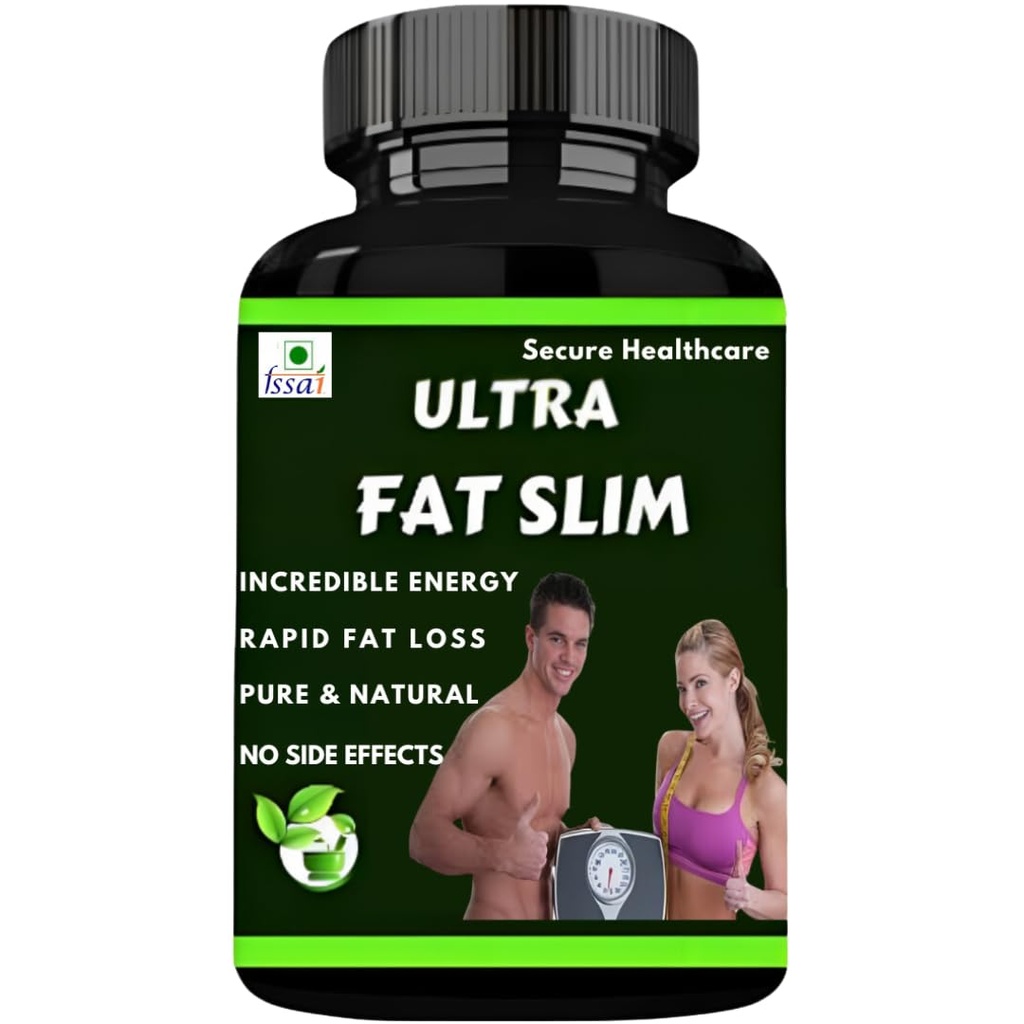 Ultra Fat Slim/Organics Ayurvedic Medicine Helps For Weight Loss (30 Capsules) Pack 1