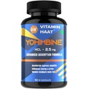 Yohimbine Hcl 2.5mg | Pre workout Supplement for Men and Women | Weight Loss Products | Belly Fat Burner | Pharmaceutical grade | 60 Capsules by VitaminHaat