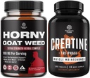 Bundel van geile geit onkruid Extract Complex voor mannen en vrouwen verbeterde energie en uithoudingsvermogen en hoge sterkte Tri fase Creatine Pillen - Optimale spier Builder Creatine Supplement voor mannen en vrouwen