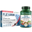 Zuiverheid Producten Bundel - Mannen Perfect Multi + Flexuron Joint Formula Mannen Multi Ondersteunt gezonde vitaliteit, Energie +Meer - Flexuron - 3X Beter dan Glucosamine & Chondroitin - 30 Day Supply