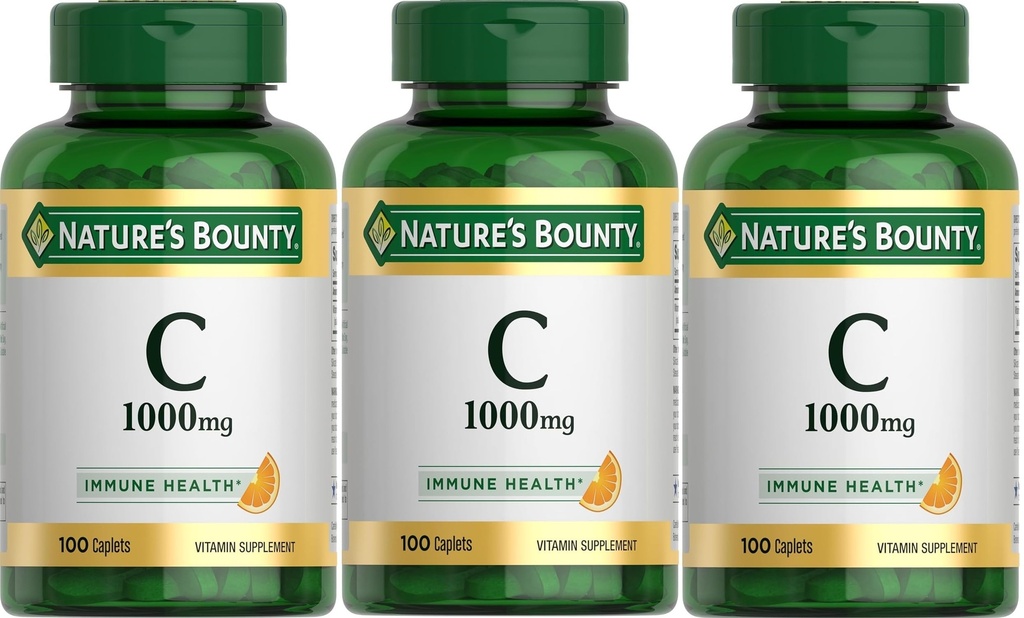 Bounty Vitamine C van de natuur, 1000mg, 100 caplets (verpakking van 3)
