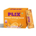 PLIX - THE PLANT FIX Isabgol Orange Burst| Improve Digestive Health And Gut Cleanse| Psyllium Husk Powder| No Added Preservatives OR Sugar| 30 Days Serving