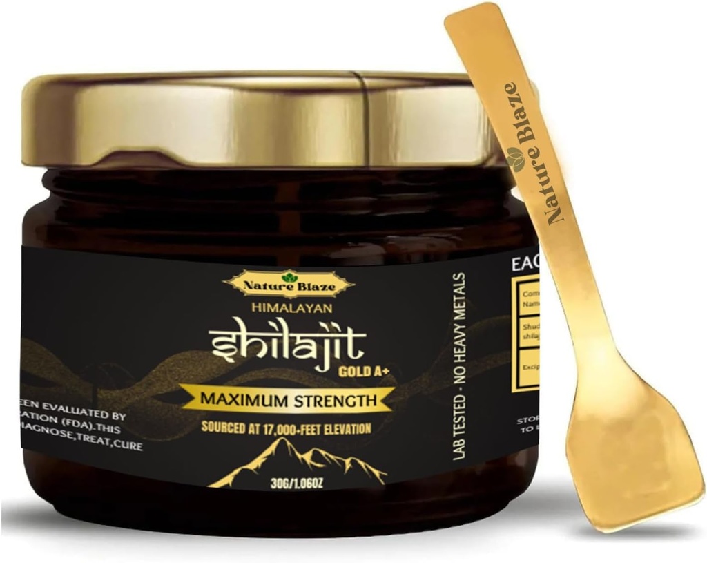 Pure natuurlijke Himalaya Shilajit Resin voor mannen en vrouwen voor energie Boost & Immune Support (30Gm/1.0 Ounce)