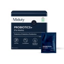 Miduty Probiotics+ with Postbiotic, Prebiotic & Probiotic | 14 Billion CFU, Sunfiber & Sodium Butyrate – Supports Gut Health, Bloating, Immunity, IBS, IBD & Indigestion for Adults – 30 Sachets