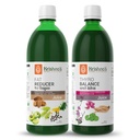 Krishna's Fat Reducer Juice & Thyro Balance Juice Combo With Goodness of Amla, Harad, Kanchnar, Brahmi & 20+ Herbs for Weight Management, Metabolism & Thyroid Wellness - 1000 ml Each (Combo Pack of 2)