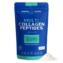 Earth Echo Multi Collageen Peptiden, Gehydrolyseerde Collageen met vitamine C en Hyaluronzuur, Ondersteunt Radiante huid, gezonde gewrichten, Gut Health en Immune Functie, Dairy-Free, 26 Servers
