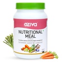 OZiva Nutritional Meal Women (High in Protein with Ayurvedic Herbs like Shatavari, Brahmi,Ginseng, Flax Seeds) for Weight Management, Meal Replacement Shake, Chocolate,1kg