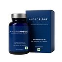 ANDROPIQUE- Natural Testosterone Supplement for Men | Patented Fenugreek seed extract | For energy, stamina, performance & endurance | 60 capsules