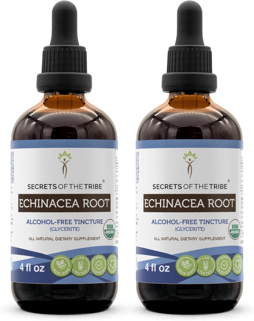 Echinacea Root USDA Organische Tinctuur 