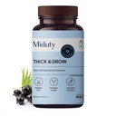 Miduty Thick & Grow Biotin Hair Supplement with DHT Blockers, Amino Acids, Vitamins & Minerals for Glowing Skin, Strong Hair & Nail- for Men & Women - 60 Veg Capsules