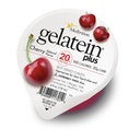 Gelateïne Plus Cherry: 20 gram eiwit. Ideaal voor heldere vloeibare diëten, slikproblemen, dialyse en oncologie. Geweldige pre of post-workout snack. (12 verpakkingen)