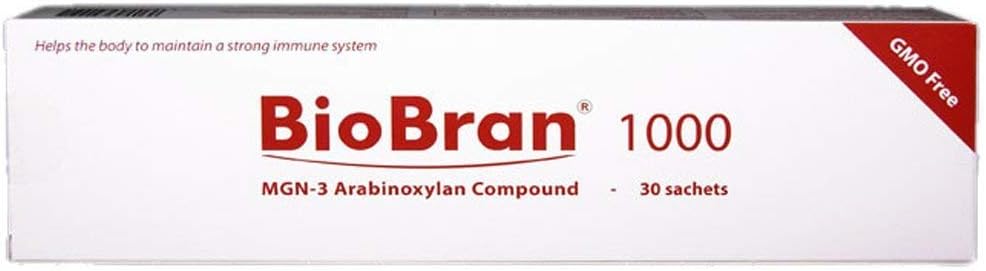 BioBran MGN-3 - Extreem effectief Immune System Booster, van Breaking Down Rice Bran met enzymen van The Shitake Mushroom (1000 mg, 30 Sachets) Made in Japan, Gratis DHL Express Shipping wereldwijd