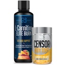 Censor NDS Nutrition Fat Loss-Body Toner met CLA (90 Softgels) & Siren Labs L-Carnitine Elite Burn Fat Loss Support Malibu Beach Blast 3000 mg (32 porties)