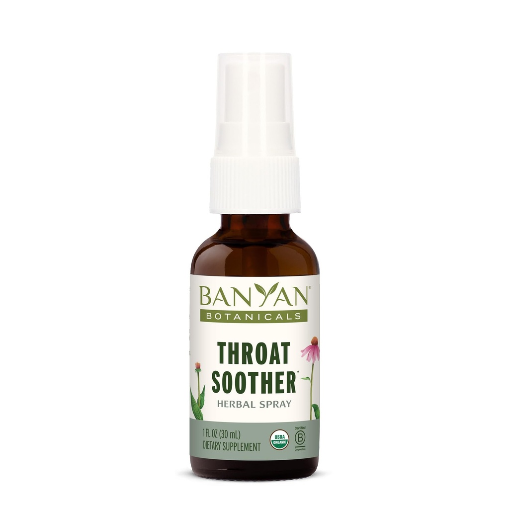 Banyan Botanicals Throat Soother Herbal Spray 