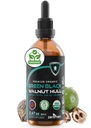 Zenmen Organic Green Black Walnut Hull Tincture - Intestinal Cleanse & Gut Support | 60 Servings | Juglone-Rich Extract | Dried Green-Stage Hull | Made in USA