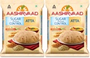 Aashirvaad Sugar Release Control Atta, 5kg Pack, Low GI Atta (Pack of 2)