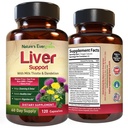 Lever Reiniging Detox & Repair & Herbal Lever Ondersteuning Supplement w/ 20+ Lever Gezondheid Nutriënten, Melkdistel, Kurkuma, Gember, Dandelion, Zink, Artichoke &amp; meer voor Optimale Lever Ondersteuning 120 Capsules