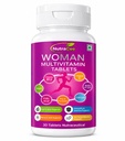 Women Multivitamin Tablets with Biotin, Iron, Calcium, Zinc, Vitamins C, D & B12, Pre & Probiotics | Daily Multivitamin Supplement for Women | Supports Energy, Immunity, Hair, Skin & Bone Health | 30 Tablets