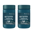 ZEROHARM Gut Army Probiotics Constipation & IBS - With Prebiotics, Psyllium Husk & Pipperment Extract - Improves Digestion & Gut, Colon Cleanse, Bloating Relief - for Men & Women - 120 Veg Capsules