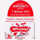 Immunity Health Probiotics & Prebiotics Sachets | Cold & Cough I Viral Infections I Boost Immunity Wellness with Clinically Studied Probiotic Strains & Plant Extracts | Daily Nutraceutical Supplement for Men & Women