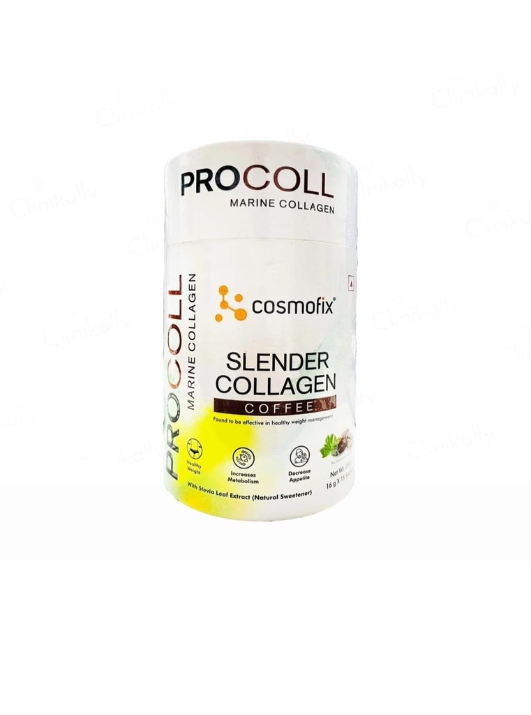 ProColl Slender Marine Collagen Coffee Powder, 4000mg Collagen with L-Carnitine