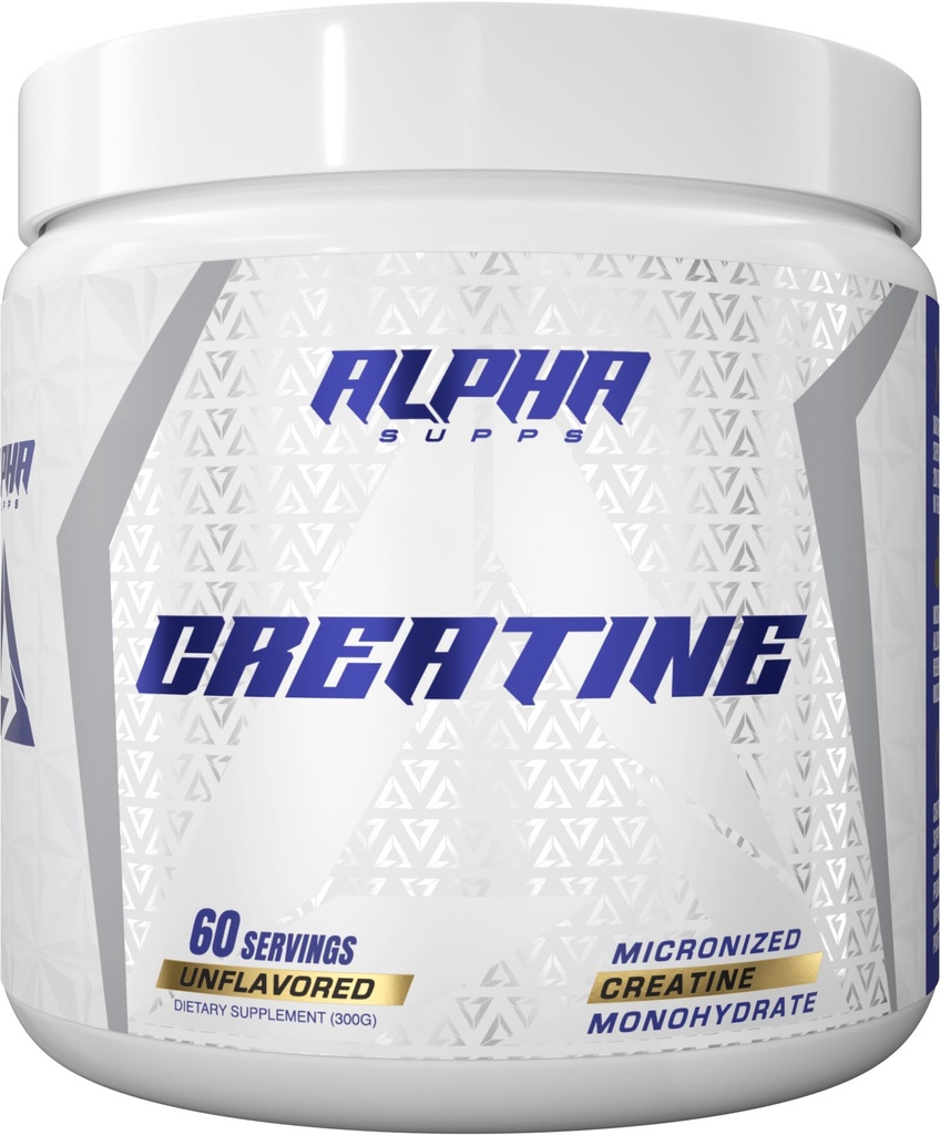 Alpha Supps - Alpha Creatine Monohydraat poeder ondersteunt spiergroei 