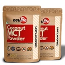 Neulife Ketofuel MCT Keto Oil Powder with Coconut Oil for Coffee & Shakes | U.S. Patented, Zero Carb, 500g Pack of 2 | Natural Unflavored MCT Oil Powder for a Keto Lifestyle and Enhanced Energy