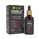 HEALEO Kidney & Gallbladder Stone Braker | Chanca Piedra, ACV, Ginger, Dandelion Root | Supports Kidney & Gallbladder Health | 50ml - 25 Servings