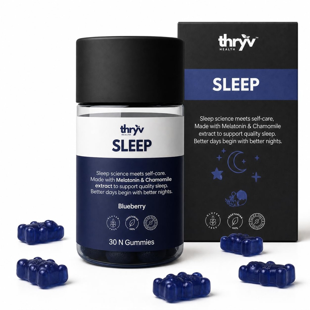 Sleep Gummies with Melatonin 5 mg, Blueberry, 30 Gummies