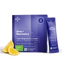 Setu Sleep + Recovery | Triple Magnesium Complex for Relaxation and Recovery | Lemon Mint Flavor | 15 Sachets