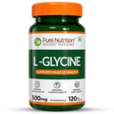 Pure Nutrition L Glycine Supplement (500mg) 120 veg Capsules | Supports Muscle Health, Brain & Sleep Health | Support Strong Immune System & Cellular Health