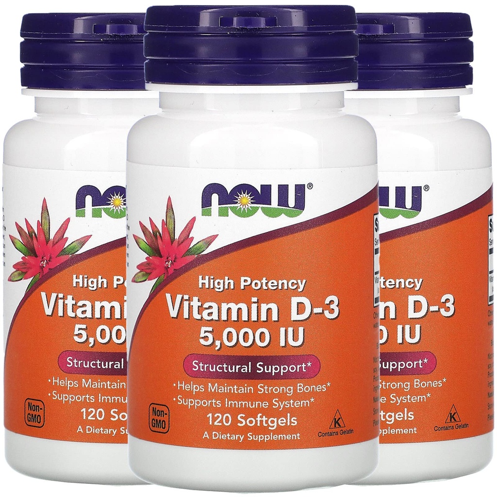 NU Vitamine D-3 5000 IE,120 Softgels