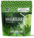 Sparkfusion Wheatgrass Powder 200 g | Organic Green Superfood & Wheat Grass Juice Powder for Immunity | Detox, Digestion, Energy & Healthy Hair | Natural Antioxidant Supplement for Men & Women