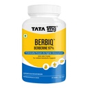 Tata 1mg Berbiq Berberine 97% Capsules | Supports Glucose Metabolism | Clinically Proven Higher Absorption | With Milk Thistle | 30 Capsules