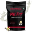NAKPRO Mr. Fit Super Fast Weight Gainers/Mass Gainers Powder (1 Kg, Vanilla)