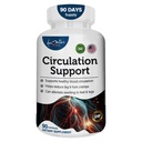 Supplément de soutien à la circulation sanguine pour les artères et les veines Santé- Pills cardiovasculaire naturelles avec L-Arginine, racine Ginger- favorise un flux sanguin sain et la santé cardiaque- 90 capsules