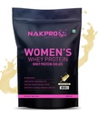 NAKPRO Women Whey Protein Powder | 24.75g Protein, 5.51g BCAA | Muscle Recovery, Lean Muscle, Whey Isolate Protein for Women (500g, Malai Kulfi)