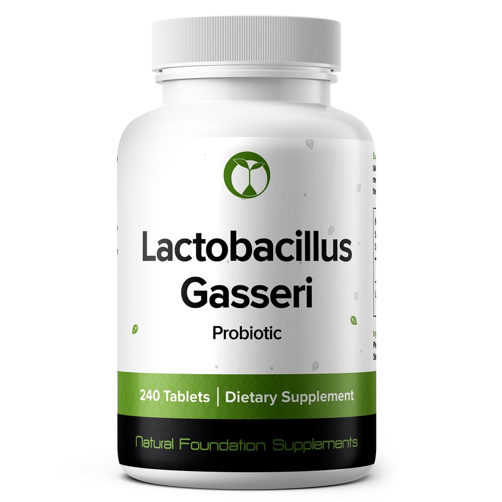 Lactobacillus Gasseri Probiotic Supplement 240 Tablets 3 Miljard CFU Probiotica for Men & Women Supports Intestinal Digestief & Gut Health (240, Lactobacillus Gasseri)