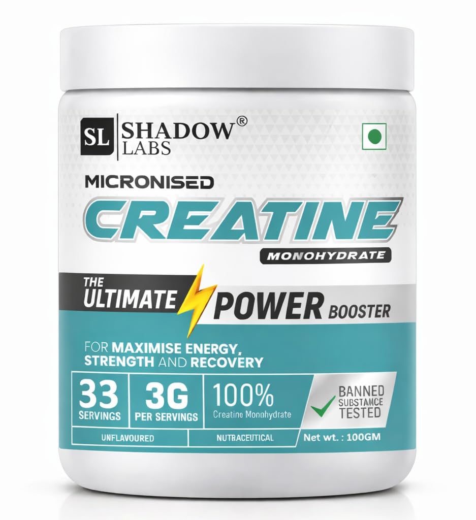 Shadowlabs Creatine Monohydrate Powder 100g