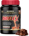 ALLMAX ISOFLEX Pure Whey Isolate Protein Powder - Gluten Free, Low Lactose, Sugar-Free - High-Protein, Clean, Keto-Friendly for Pre Post Workout Supplement for Women and Men | Chocolate, 2lb
