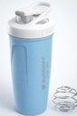 Steel Performance Pro Protein Shaker Bottle (PUSH LOCK BUTTON), Gym Shaker Steel Shaker Bottle Gym Shaker Bottle shaker bottles for protein shake gym protein shaker (Sky Blue)