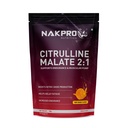 NAKPRO Citrulline Malate Powder | 2g Citrulline Per Serving | Supports Endurance & Muscle Strength | Easily Dissolve (Tangy Orange, 100g)