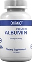 Dr.K&C Premium Albumin Proteïne Supplement Extra sterkte 1000 mg 120 Tabletten Gezonde Nier Lever Stimuleren Algemene Wellness Energie Ondersteuning Life Balance 1pk